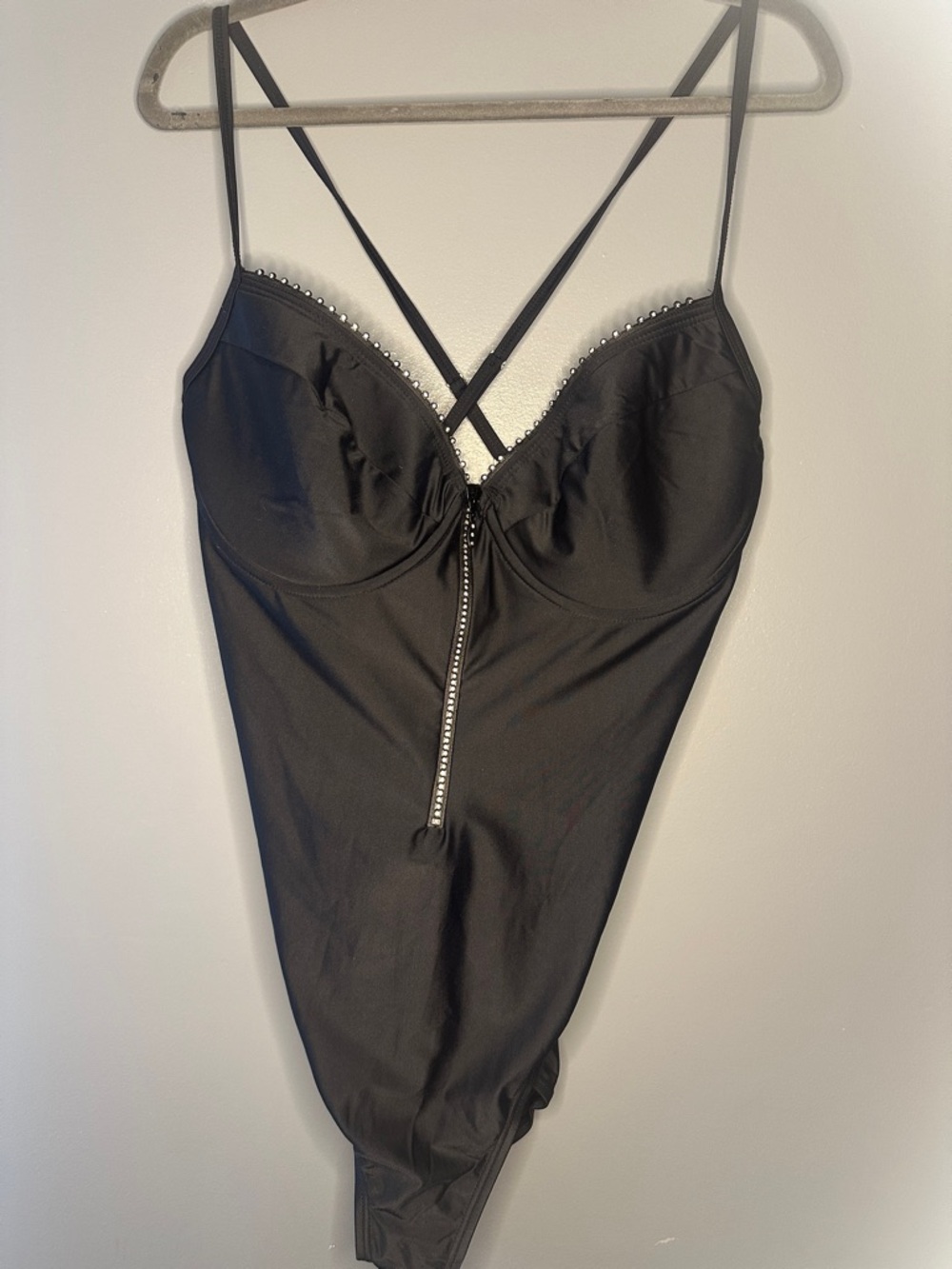Vtg sun streak by newport news One Piece Swimsuit Size 22 sequins glam